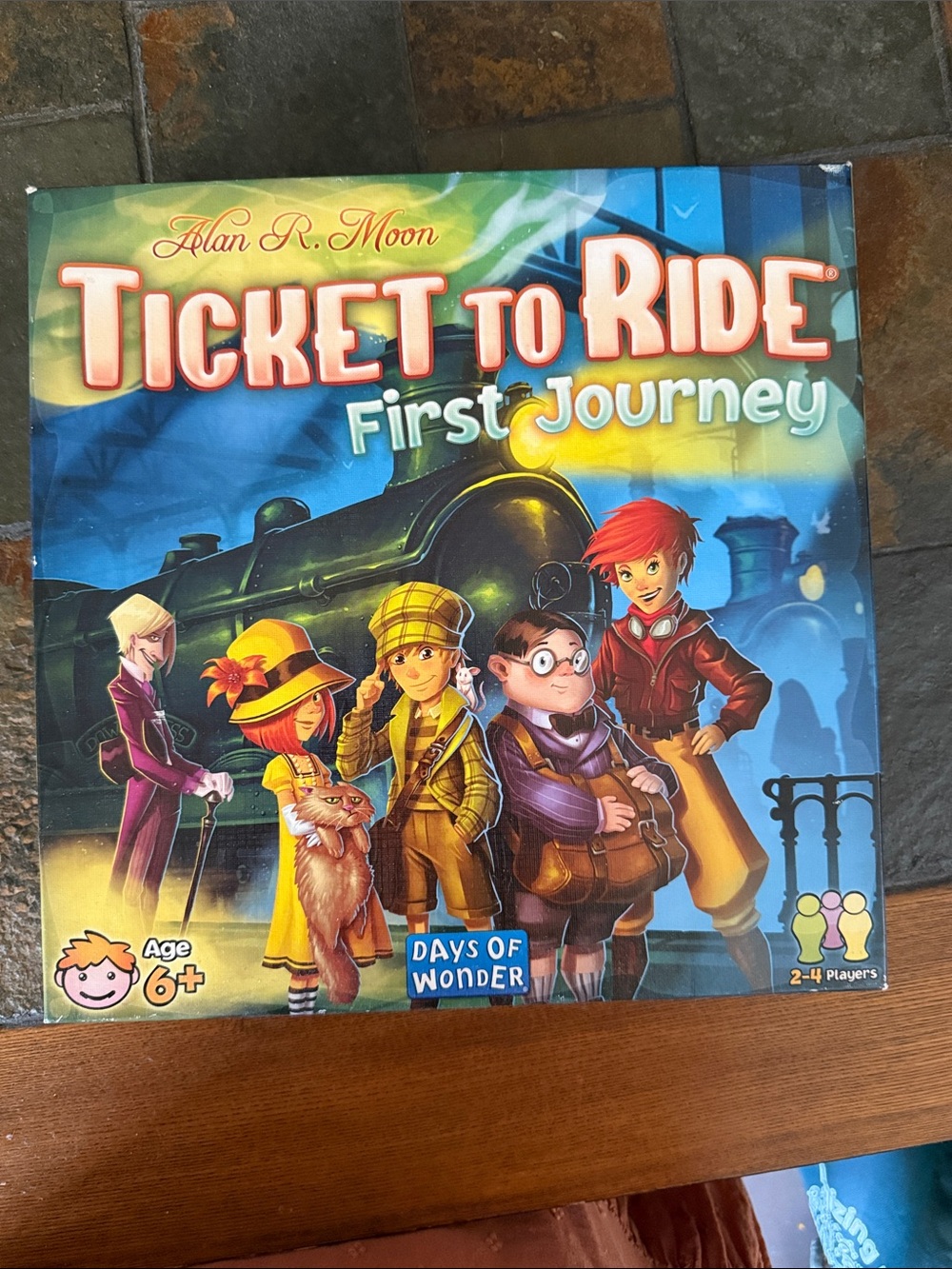 Ticket to Ride: First Journey Kids Board Game by Days of Wonder - Blue
